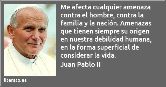 Frases de Juan Pablo II