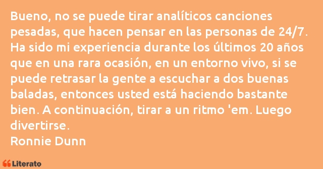 Frases de Ronnie Dunn