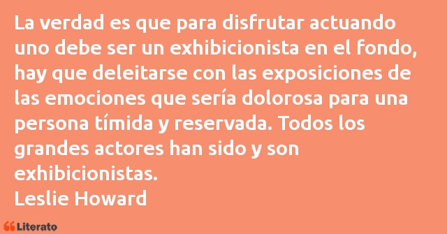 Frases de Leslie Howard