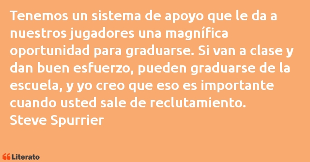 Frases de Steve Spurrier