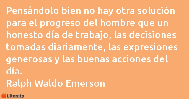 Frases de Ralph Waldo Emerson