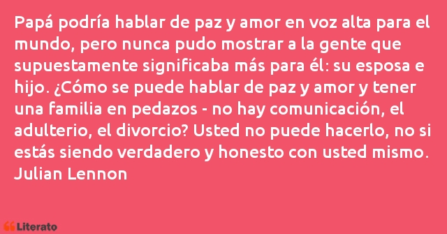 Frases de Julian Lennon