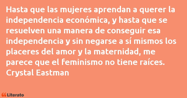 Frases de Crystal Eastman