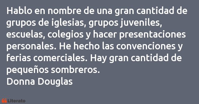 Frases de Donna Douglas