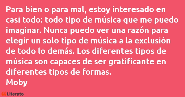 Frases de Moby