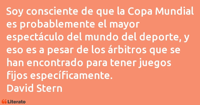 Frases de David Stern