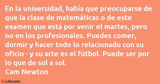 Frases de Cam Newton