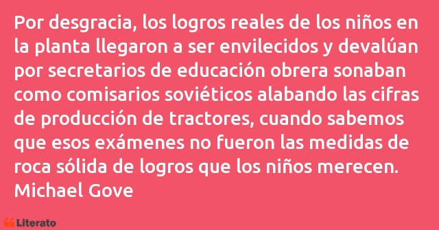 Frases de Michael Gove