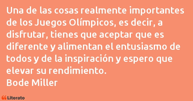 Frases de Bode Miller