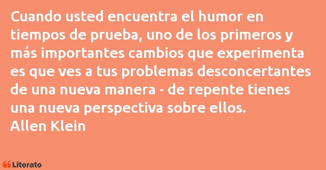 Frases de Allen Klein