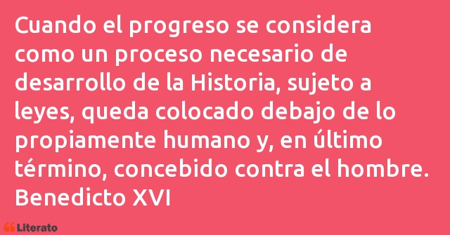 Frases de Benedicto XVI