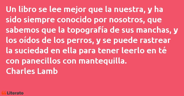 Frases de Charles Lamb