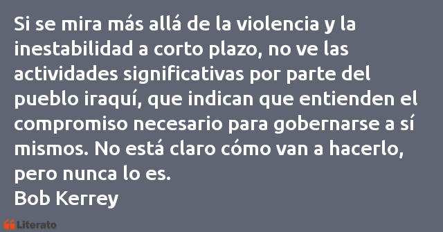 Frases de Bob Kerrey