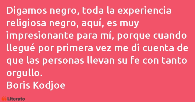 Frases de Boris Kodjoe