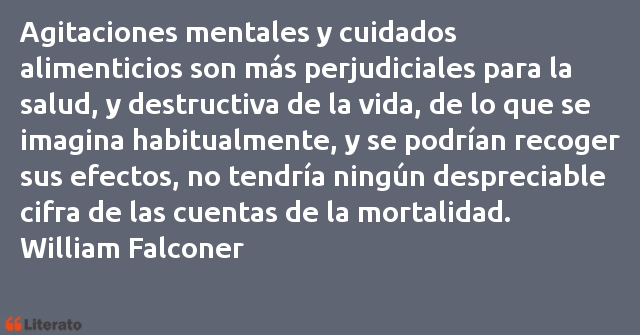 Frases de William Falconer