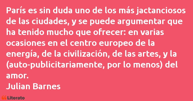 Frases de Julian Barnes