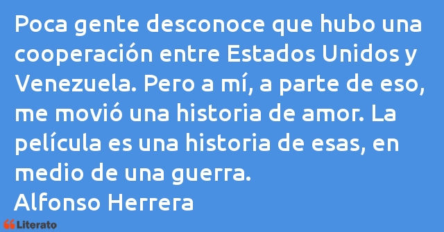 Frases de Alfonso Herrera