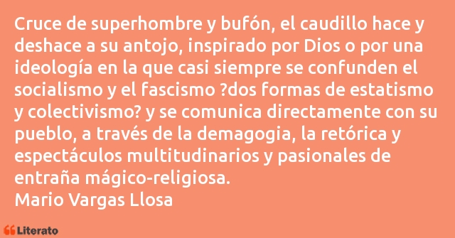 Frases de Mario Vargas Llosa