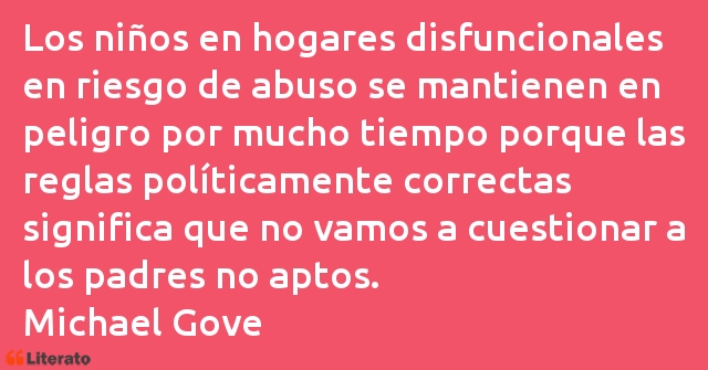 Frases de Michael Gove