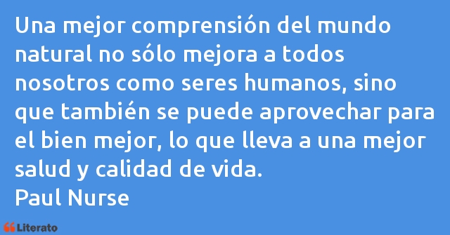 Frases de Paul Nurse