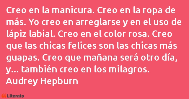 Frases de Audrey Hepburn