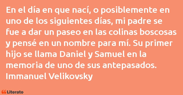 Frases de Immanuel Velikovsky