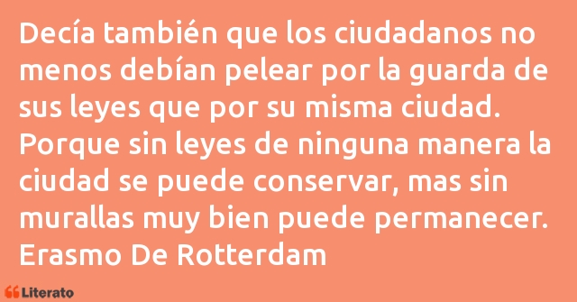 Frases de Erasmo De Rotterdam