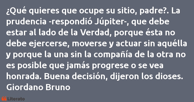 Frases de Giordano Bruno