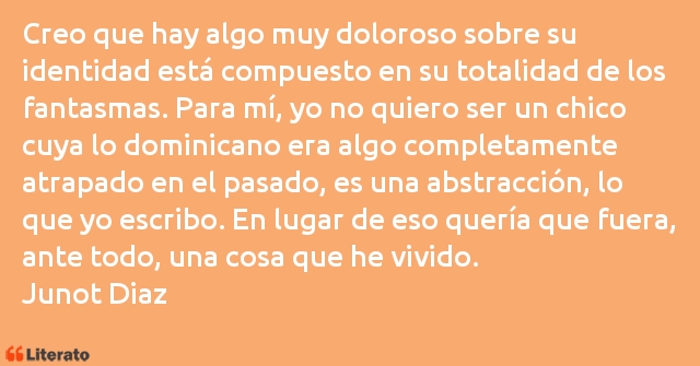 Frases de Junot Diaz