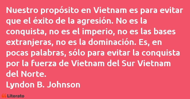 Frases de Lyndon B. Johnson