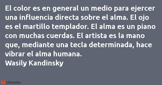 Frases de Vasili Kandinski