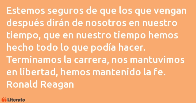 Frases de Ronald Reagan