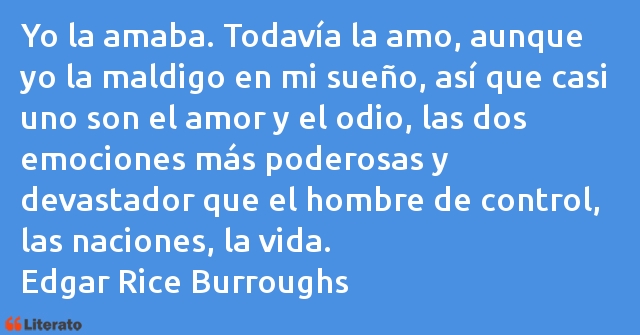 Frases de Edgar Rice Burroughs