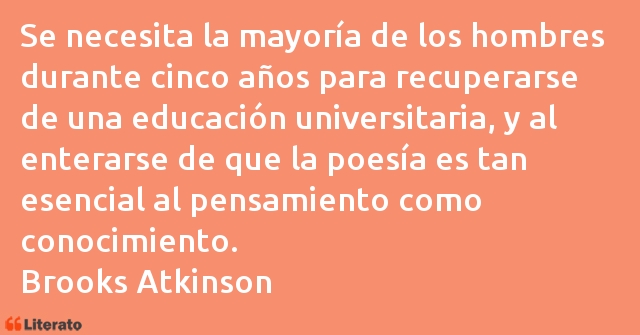 Frases de Brooks Atkinson