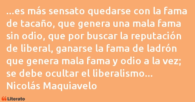 Frases de Nicolás Maquiavelo