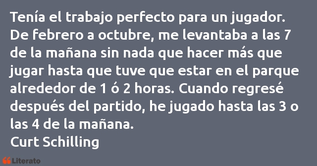 Frases de Curt Schilling