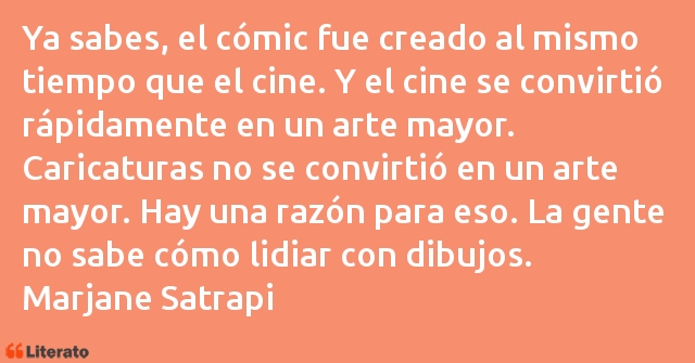 Frases de Marjane Satrapi