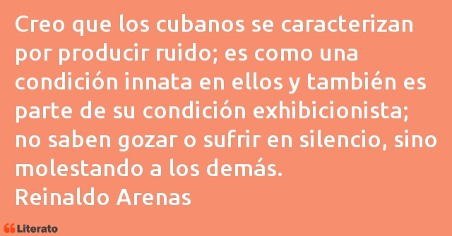 Frases de Reinaldo Arenas