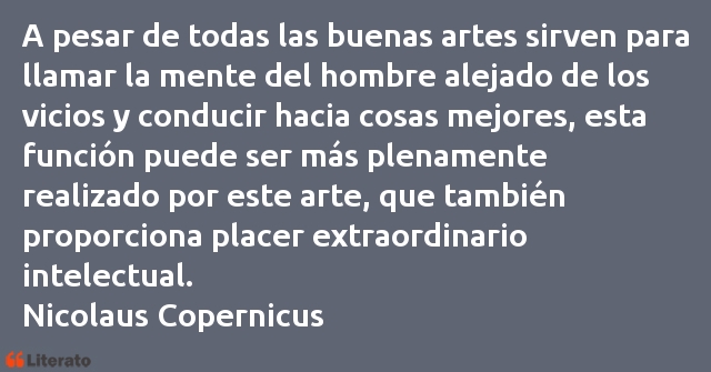 Frases de Nicolás Copérnico