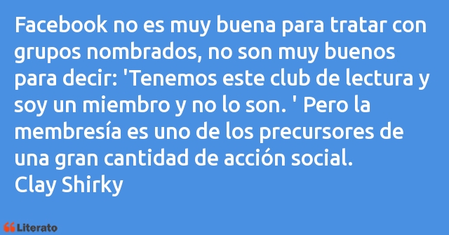 Frases de Clay Shirky