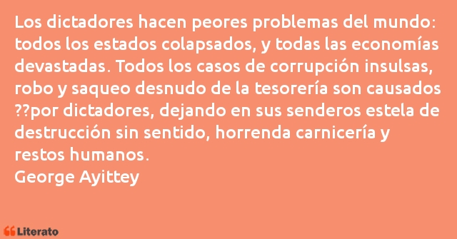 Frases de George Ayittey