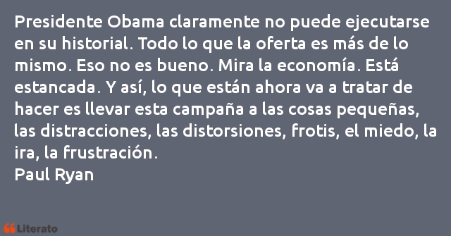 Frases de Paul Ryan