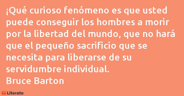 Frases de Bruce Barton