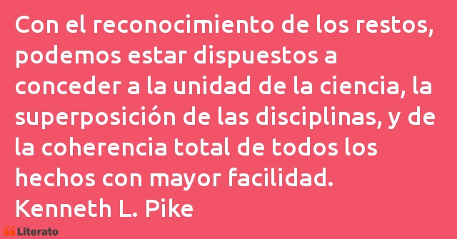 Frases de Kenneth L. Pike