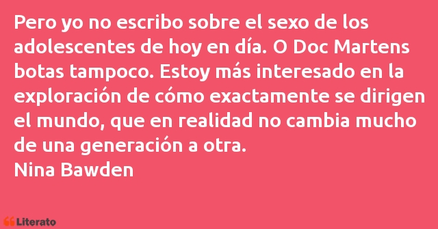 Frases de Nina Bawden