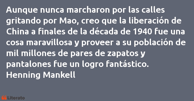 Frases de Henning Mankell