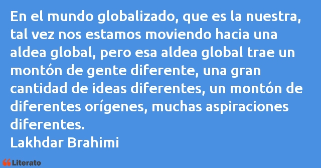 Frases de Lakhdar Brahimi