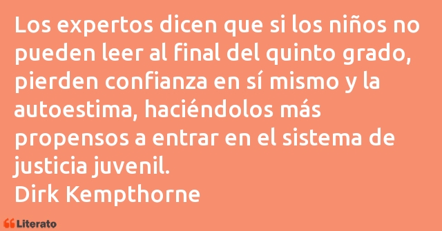 Frases de Dirk Kempthorne