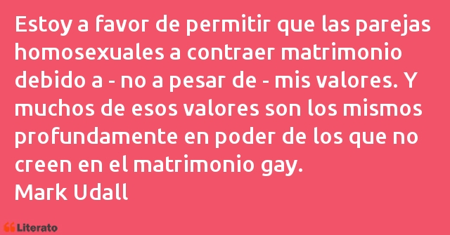 Frases de Mark Udall