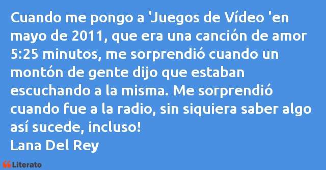 Frases de Lana Del Rey